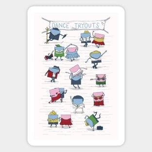 Square Dancing Magnet